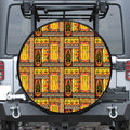 Sunset Ethnic African Tribal Print Tire Cover