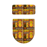 Sunset Ethnic African Tribal Print Toilet Lid And Tank Cover Set