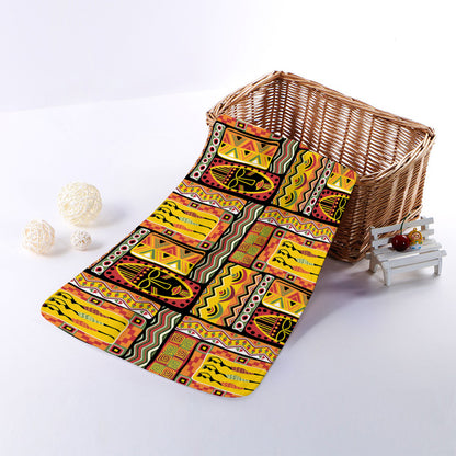 Sunset Ethnic African Tribal Print Towel