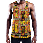 Sunset Ethnic African Tribal Print Training Tank Top