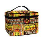 Sunset Ethnic African Tribal Print Travel Makeup Bag