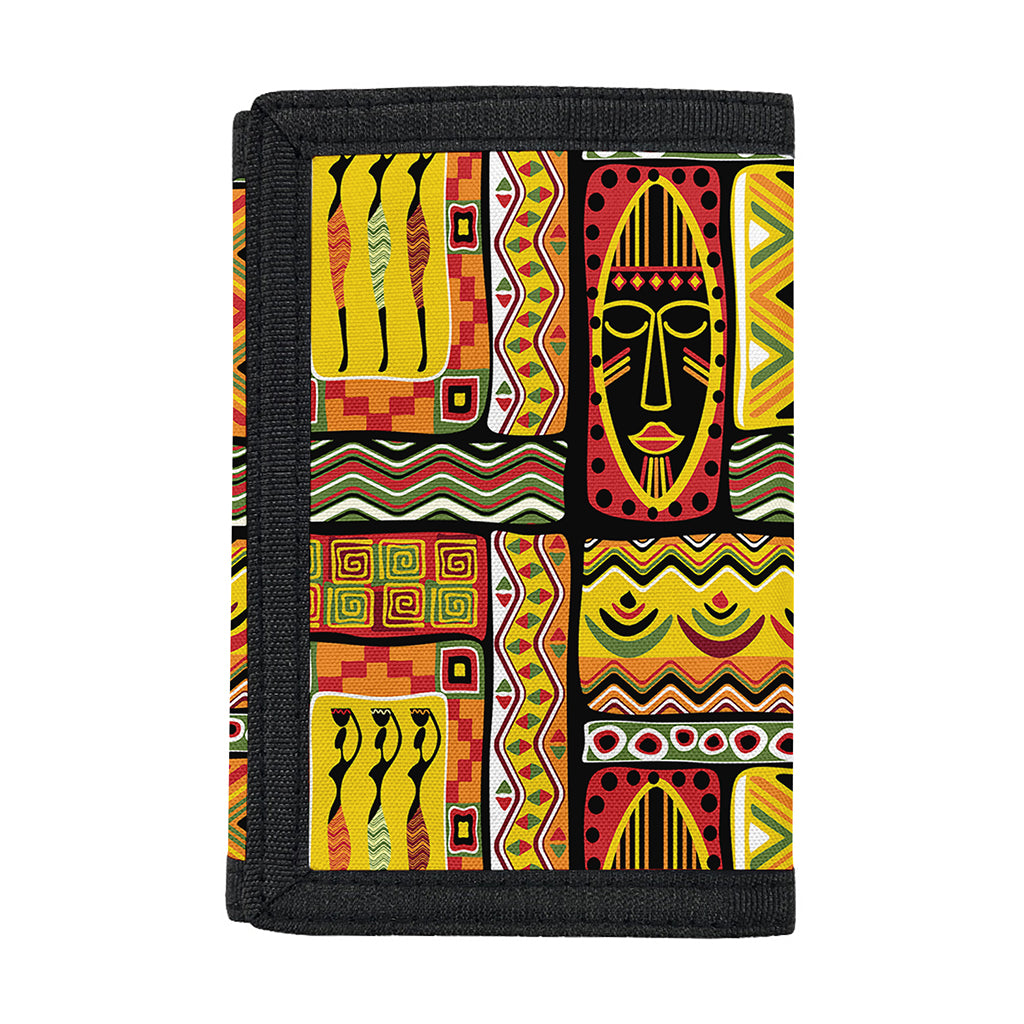 Sunset Ethnic African Tribal Print Trifold Wallet