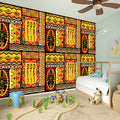 Sunset Ethnic African Tribal Print Wall Sticker