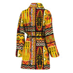 Sunset Ethnic African Tribal Print Women's Bathrobe