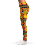 Sunset Ethnic African Tribal Print Women's Leggings