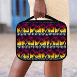Sunset Hibiscus Palm Tree Pattern Print Classic Bible Case