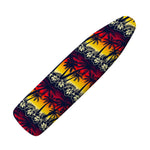 Sunset Hibiscus Palm Tree Pattern Print Ironing Board Cover