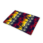 Sunset Hibiscus Palm Tree Pattern Print Pet Cooling Mat Cover