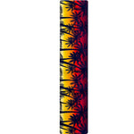 Sunset Hibiscus Palm Tree Pattern Print Table Runner