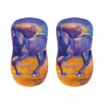Sunset Horse Painting Print Bar Stool Covers