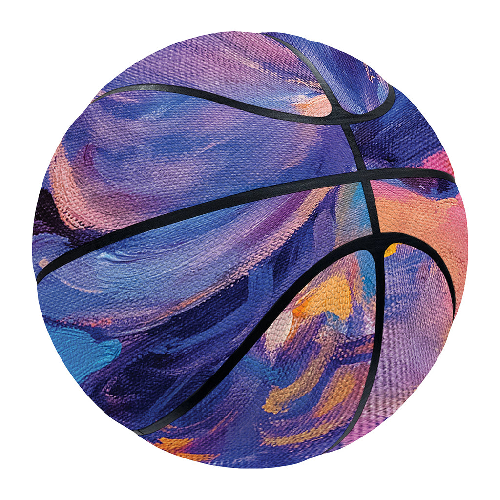 Sunset Horse Painting Print Basketball