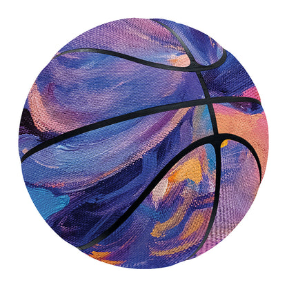 Sunset Horse Painting Print Basketball
