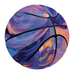 Sunset Horse Painting Print Basketball