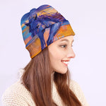 Sunset Horse Painting Print Beanie