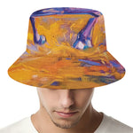 Sunset Horse Painting Print Bucket Hat