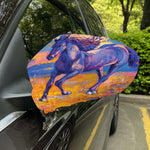 Sunset Horse Painting Print Car Side Mirror Covers