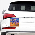 Sunset Horse Painting Print Car Sticker