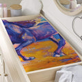 Sunset Horse Painting Print Changing Pad Cover
