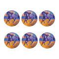 Sunset Horse Painting Print Coaster Set