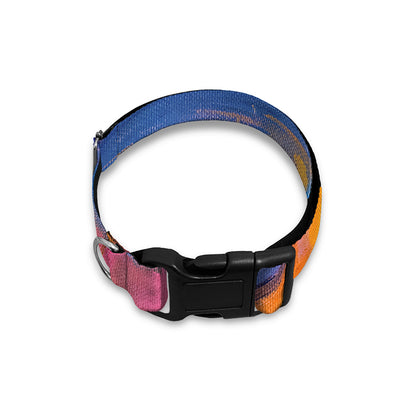 Sunset Horse Painting Print Dog Collar