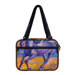 Sunset Horse Painting Print Double Strap Bible Bag