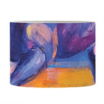 Sunset Horse Painting Print Drum Lamp Shade