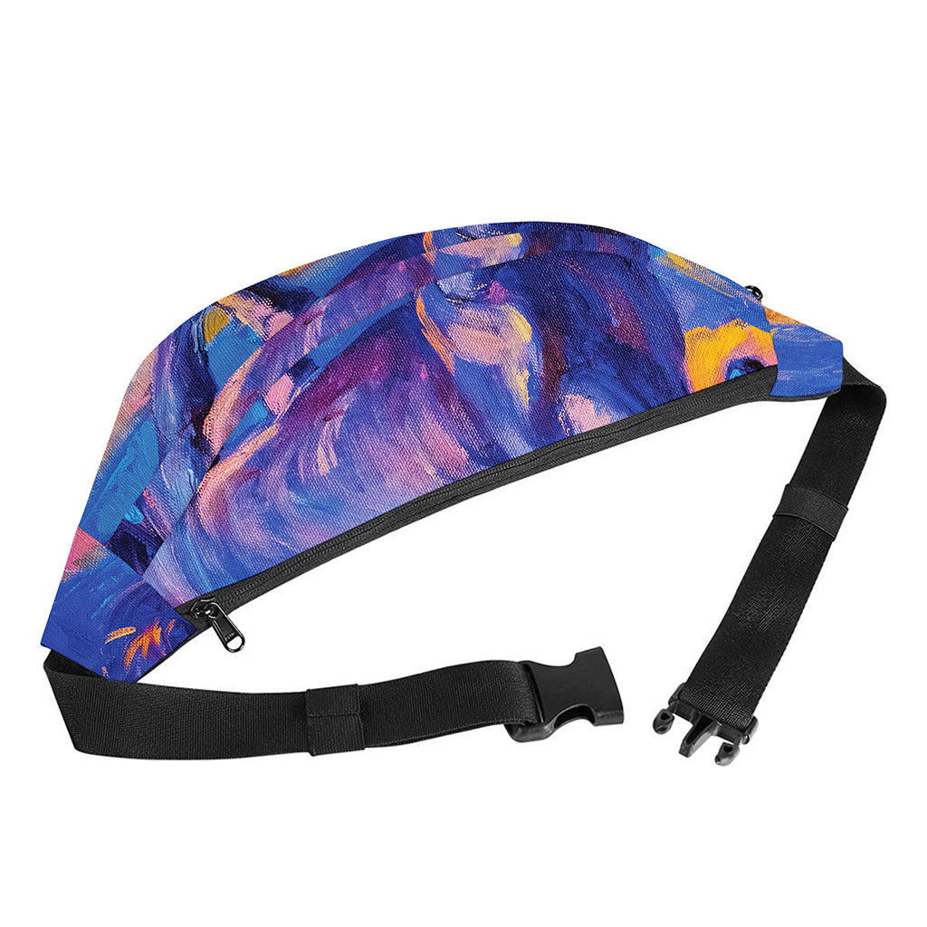 Sunset Horse Painting Print Fanny Pack