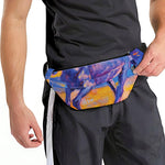 Sunset Horse Painting Print Fanny Pack