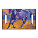 Sunset Horse Painting Print Golf Cart Seat Cover