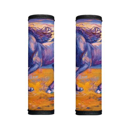 Sunset Horse Painting Print Handle Covers