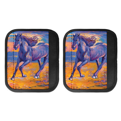 Sunset Horse Painting Print Handle Covers