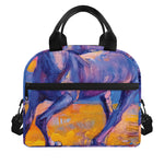 Sunset Horse Painting Print Insulated Lunch Bag