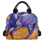 Sunset Horse Painting Print Insulated Lunch Bag