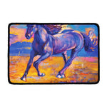 Sunset Horse Painting Print Kitchen Mat
