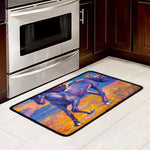Sunset Horse Painting Print Kitchen Mat