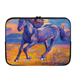 Sunset Horse Painting Print Laptop Sleeve