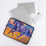 Sunset Horse Painting Print Laptop Sleeve