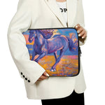 Sunset Horse Painting Print Laptop Sleeve