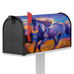 Sunset Horse Painting Print Mailbox Cover