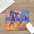 Sunset Horse Painting Print Mouse Pad
