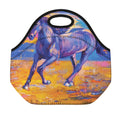 Sunset Horse Painting Print Neoprene Lunch Bag