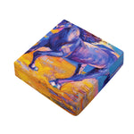 Sunset Horse Painting Print Outdoor Seat Cushion Cover