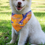 Sunset Horse Painting Print Over The Collar Dog Bandana