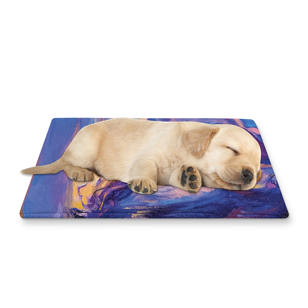 Sunset Horse Painting Print Pet Cooling Mat Cover