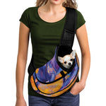 Sunset Horse Painting Print Pet Sling Carrier