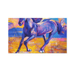Sunset Horse Painting Print Polyester Flag