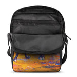 Sunset Horse Painting Print Rectangular Crossbody Bag