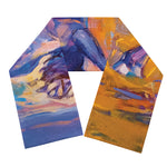 Sunset Horse Painting Print Scarf