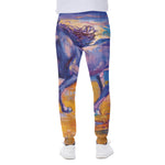 Sunset Horse Painting Print Scuba Joggers