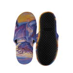 Sunset Horse Painting Print Slippers